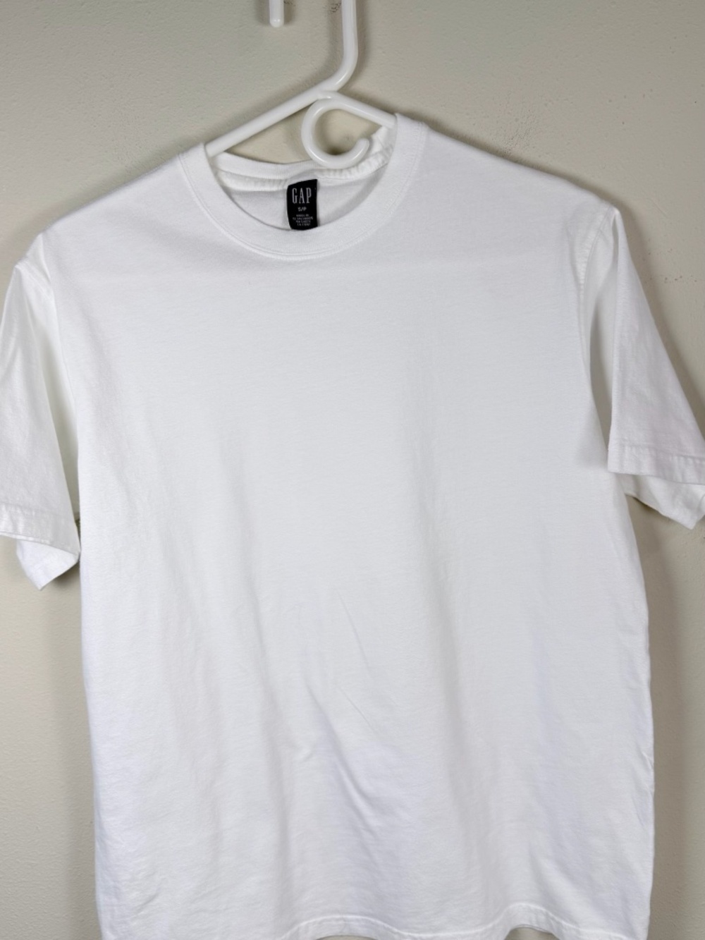 Vintage Gap White Cotton Tee Shirt Classic Fit S/P
